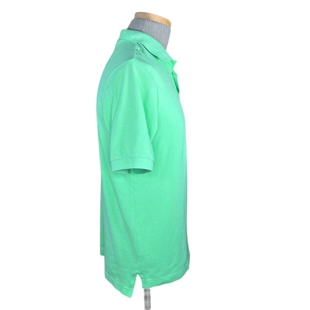 Daniel Cremieux Men’s Lime Green Cotton Polo Medium EUC